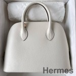 Hermes Bolide 1923 25 Handmade Bag In Nata Evercolor Calfskin