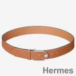 Hermes Brown Licol 40 MM Reversible Leather Belt