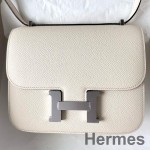 Hermes Constance 18 Handmade Bag In Nata Epsom Calfskin