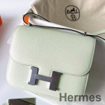 Hermes Constance 24 Handmade Bag In Vert Fizz Epsom Calfskin
