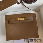 Hermes Kelly Danse II Bag In Beige de Weimar Evercolor Calfskin
