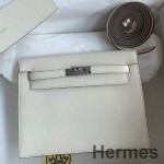 Hermes Kelly Danse II Bag In Nata Evercolor Calfskin