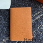 Hermes MC² Euclide Card Holder In Gold Epsom Leather