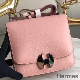 Hermes 2002 20cm Bag In Rose Sakura Evercolor Calfskin