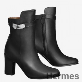 Hermes Black Joueuse Ankle Boots