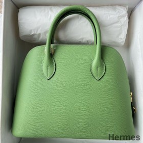 Hermes Bolide 1923 25 Handmade Bag In Vert Criquet Epsom Calfskin