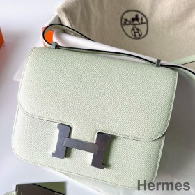 Hermes Constance 1 - 18 Mirror Bag In Vert Fizz Epsom Calfskin
