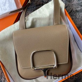 Hermes Della Cavalleria II Mini Bag in Taupe Epsom Calfskin