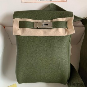 Hermes Hac a Dos PM Backpack in Canopee Clemence Leather