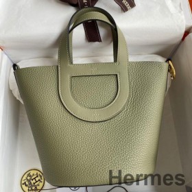 Hermes In The Loop 18 Handmade Bag in Sauge Clemence Leatherther