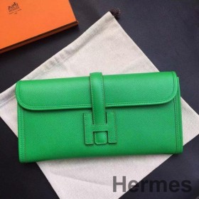 Hermes Jige Elan 29 Clutch Bag In Bamboo Epsom Calfskin