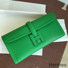 Hermes Jige Elan 29 Clutch Bag In Bamboo Epsom Leather