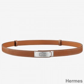Hermes Kelly 18 Belt In Gold Epsom Leather