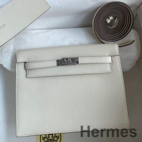 Hermes Kelly Danse II Bag In Nata Evercolor Calfskin