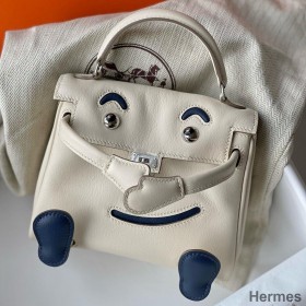 Hermes Kelly Doll Quelle Idole Bag in Craie Swift Calfskin