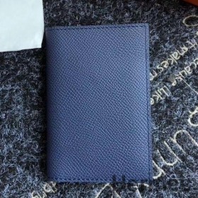 Hermes MC² Euclide Card Holder In Sapphire Epsom Leather
