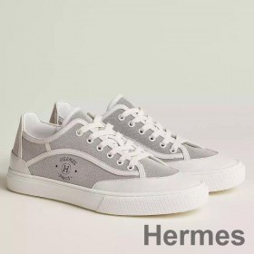 Hermes Men's Get Sneakers in H Canvas