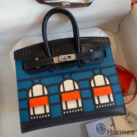 Hermes Night Sac Faubourg Birkin 20 Sellier Limited Edition Bag