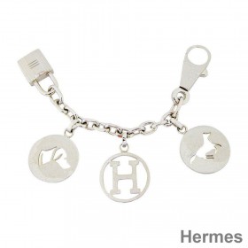 Hermes Silver Breloque Bag Charm