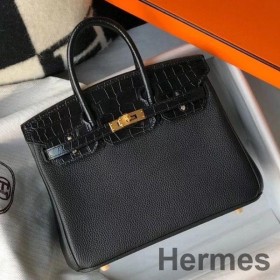 Hermes Touch Birkin 25cm Limited Edition Black Bag