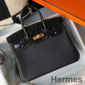 Hermes Touch Birkin 25cm Limited Edition Black Bag