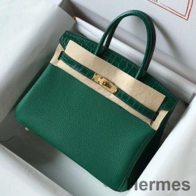 Hermes Touch Birkin 30cm Limited Edition Green Bag
