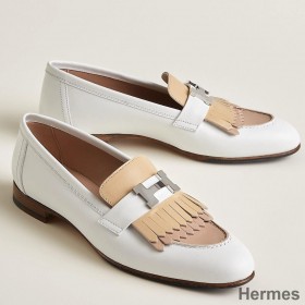 Hermes Women's Royal Loafers in Multicolor Calfksin