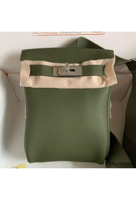 Hermes Hac a Dos PM Backpack in Canopee Clemence Leather