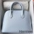Hermes Bolide 1923 25 Handmade Bag In Blue Brume Epsom Calfskin