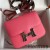 Hermes Constance 18 Handmade Bag In Rose Lipstick Epsom Calfskin