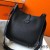 Hermes Evelyne III 29 PM Bag In Black Clemence Leather