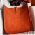 Hermes Evelyne III PM 29 Handmade Bag in Orange Clemence Leather