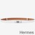 Hermes Kelly 18 Belt In White Epsom Leather