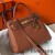 Hermes Kelly 25cm Retourne Bag In Gold Clemence Leather