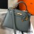 Hermes Kelly 25cm Sellier Bag In Vert Amande Epsom Leather