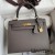 Hermes Kelly Sellier 25 Handmade Bag In Etain Epsom Calfskin