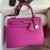 Hermes Kelly Sellier 25 Handmade Bag In Magnolia Epsom Calfskin
