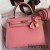 Hermes Kelly Sellier 25 Handmade Bag In Rose Confetti Epsom Calfskin