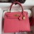 Hermes Kelly Sellier 25 Handmade Bag In Rose Lipstick Mysore Goatskin