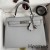 Hermes Kelly Sellier 32 Handmade Bag in Blue Glacier Epsom Calfskin