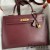 Hermes Kelly Sellier 35 Handmade Bag In Bordeaux Box Calfskin
