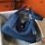 Hermes Lindy 30cm Bag In Blue Agate Clemence Leather PHW