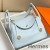 Hermes Lindy 30cm Bag In Blue Brume Clemence Leather GHW