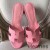 Hermes Oasis Sandals In Pink Epsom Leather