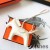 Hermes White Rodeo Horse Bag Charm