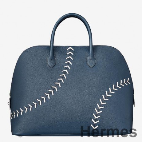 Hermes Blå Malte Bolide 1923 45 Baseball Taske