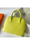 Hermes Bolide 1923 25 Håndlavet Taske I Lime Epsom Kalveskind