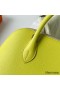 Hermes Bolide 1923 25 Håndlavet Taske I Lime Epsom Kalveskind