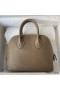 Hermes Bolide 1923 Mini Håndlavet Taske I Beige Chevre Mysore Læder