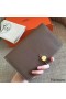 Hermes Dogon-Duo Wallet I Taupe Clemence Læder